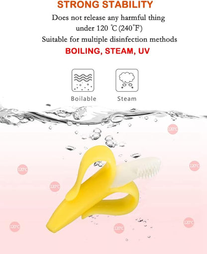 Banana Shape Silicone Baby Teether