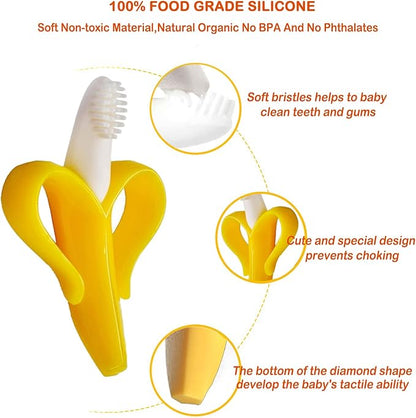 Banana Shape Silicone Baby Teether