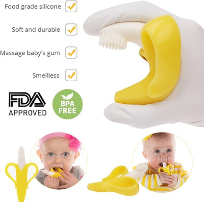Banana Shape Silicone Baby Teether