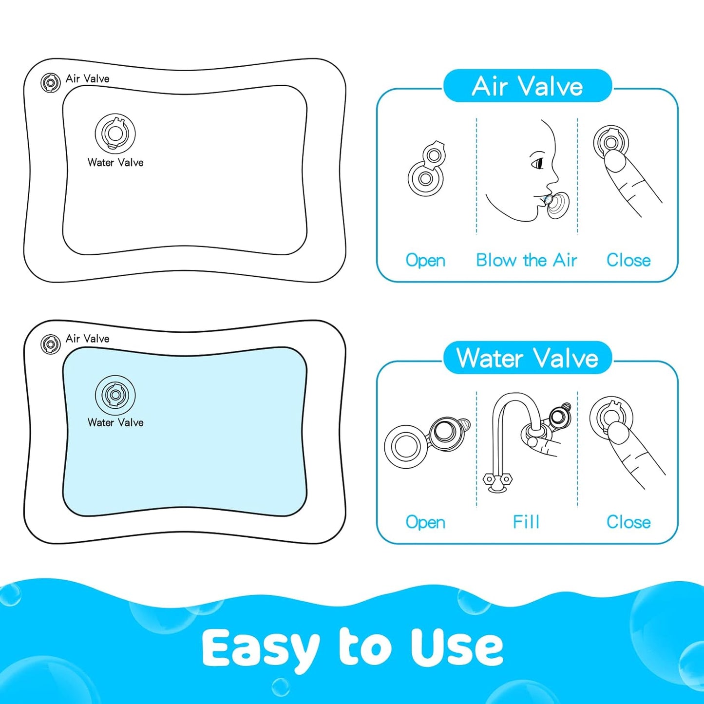 Tummy Time Water Mat