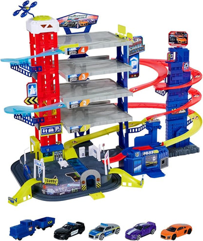 🚗 Parking Racing Multi-Level Car Track Set 12 Cars