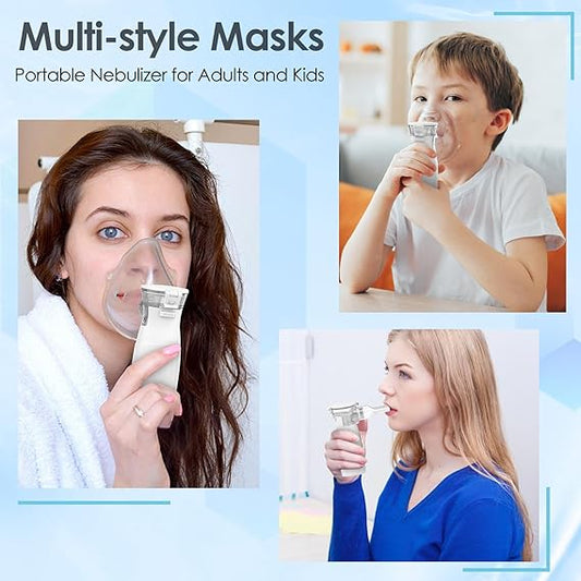 🌬️ Portable Mesh Nebulizer – Fast, Quiet &amp; Travel-Friendly