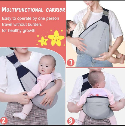 Baby Sling Carrier with Hip Seat (10–30 lbs)