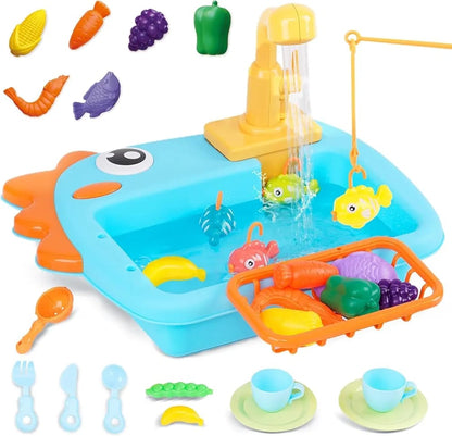 Kids Electric Water Sink Fishing Toy