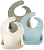 Silicone Baby Feeding Bib with Food Catcher