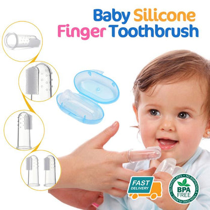 Baby Silicon ToothBrush One Finger