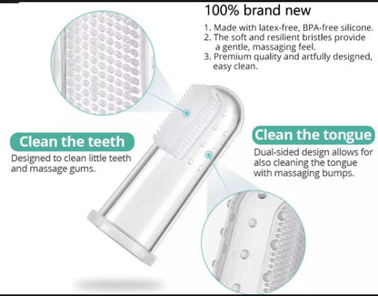 Baby Silicon ToothBrush One Finger