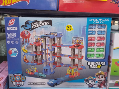 🚗 Parking Racing Multi-Level Car Track Set 12 Cars